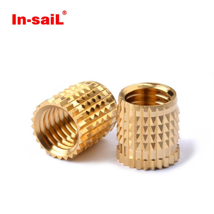 Brass Heat Set Threaded Insert for Plastics and 3D Printed