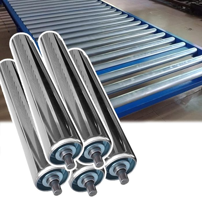 Industrial Stainless Steel Conveyor Roller with Bearings
