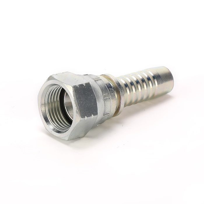 Straight Female Hex Carbon Steel Hydraulic JIC Fitting for Hoses