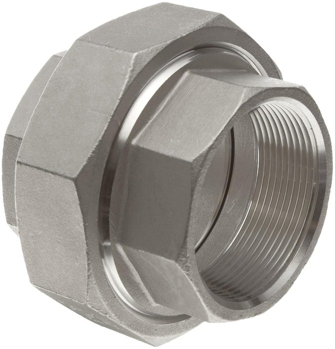 Pipe Fitting Aluminum Class 150 Union 1" NPT Female