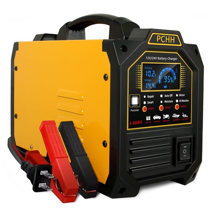 Automatic Car Battery Charger 12V/24V 0-15A