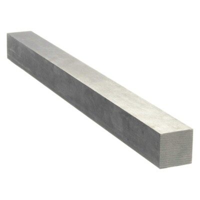 1" x 1" x 36" Grade 1018 Zinc Low Carbon Steel Oversized Key