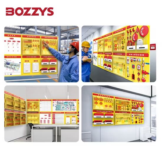 Industrial Safety Lockout Tagout Process Control Information Board
