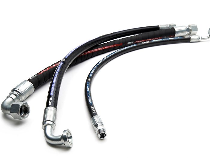 Reinforced 3/8 Inch Sae 100r2 Hydraulic Hose Assembly