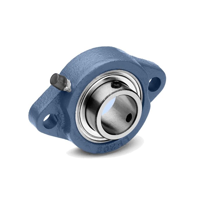 Flange Bearing, 2-Bolt, Ball, 3/4" Bore