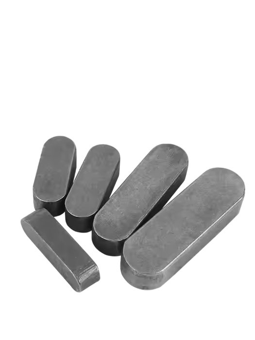 Parallel Key, 63mm L, Round, 11mm H