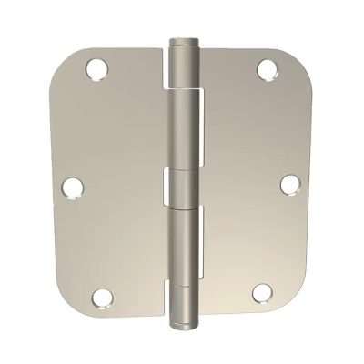 1-1/2" W x 3-1/2" H Satin Nickel Door and Butt Hinge