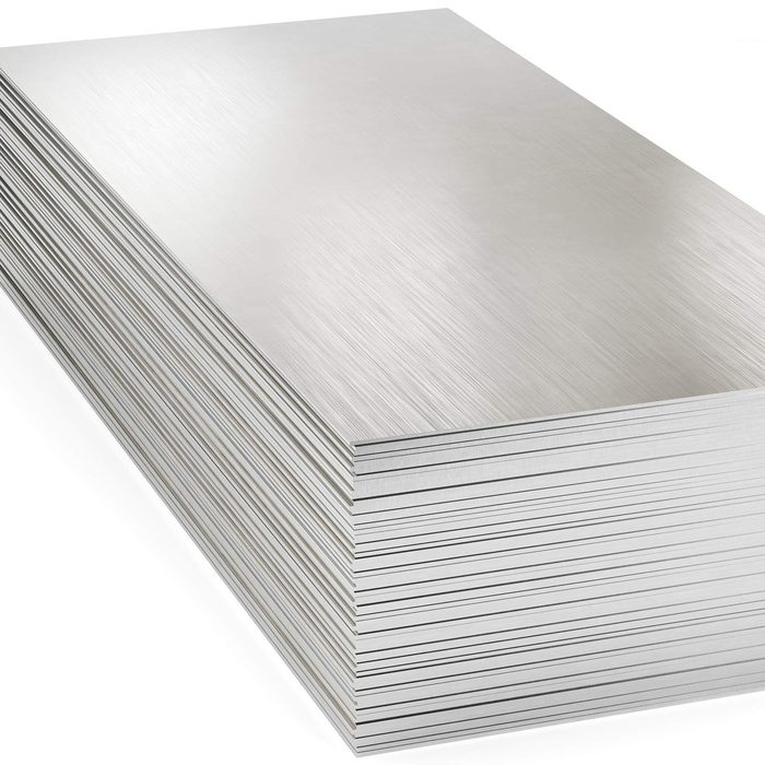 304 Stainless Steel Plate 2 in Thick, 4 ft x 4 ft