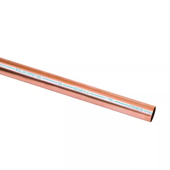 1-1/2 in. x 10 ft. Copper Type L Hard Temper Straight Pipe