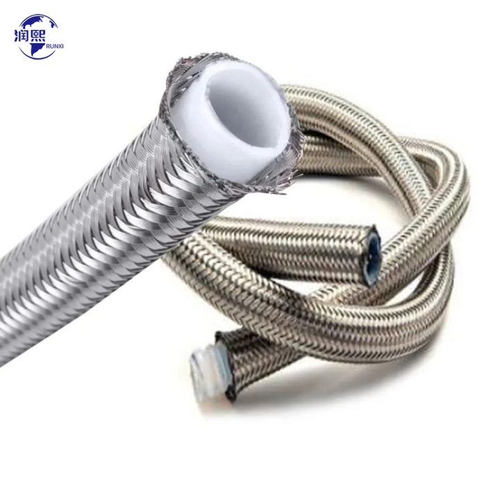 PTFE Stainless Steel Reinforced Braided Hose with Nylon