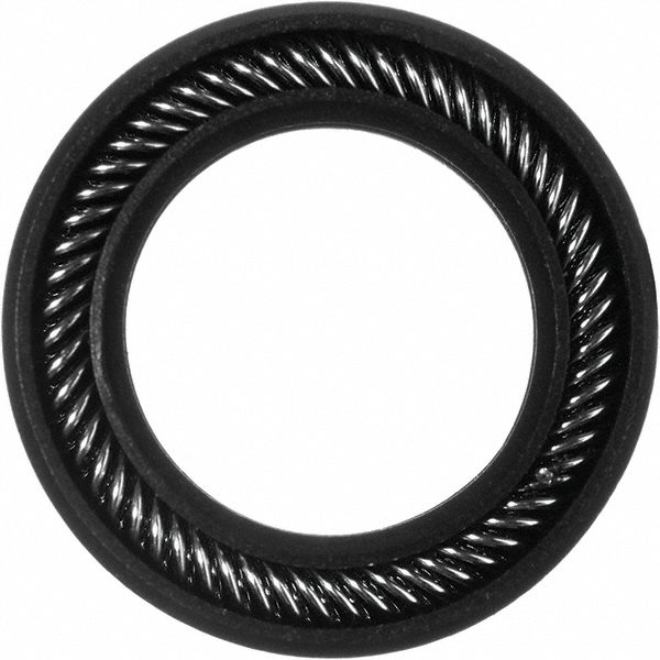 Spring Energized Rod Seal, 3/8" ID