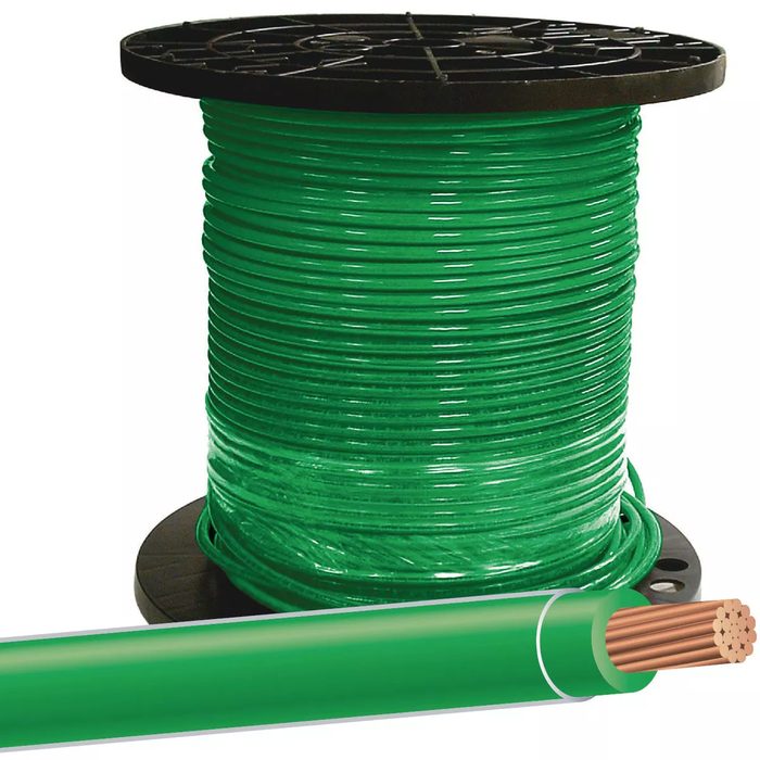 8 AWG THHN THWN-2 Green Wire, 125 ft.