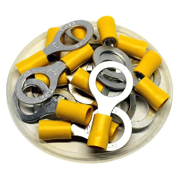 Double Crimp Insulated Ring Terminals