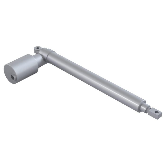 Linear Electromechanical Actuator with Slip Clutch, 18" Stroke, 25% Duty Cycle, 115V AC Input, 0.58"/sec, 500 lb Capacity
