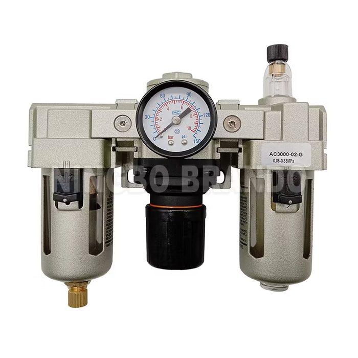FRL Air Service Unit MIDI Filter Regulator Lubricator Combination