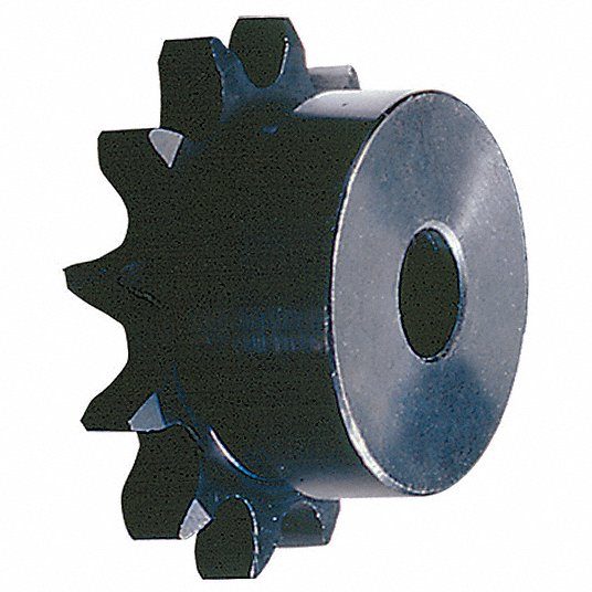 Sprocket: 16 Teeth, 5/8 in Bore Dia., 3.52 in Outside Dia., Single Chain Rows