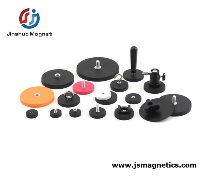 Rubber Coated Neodymium Pot Magnet