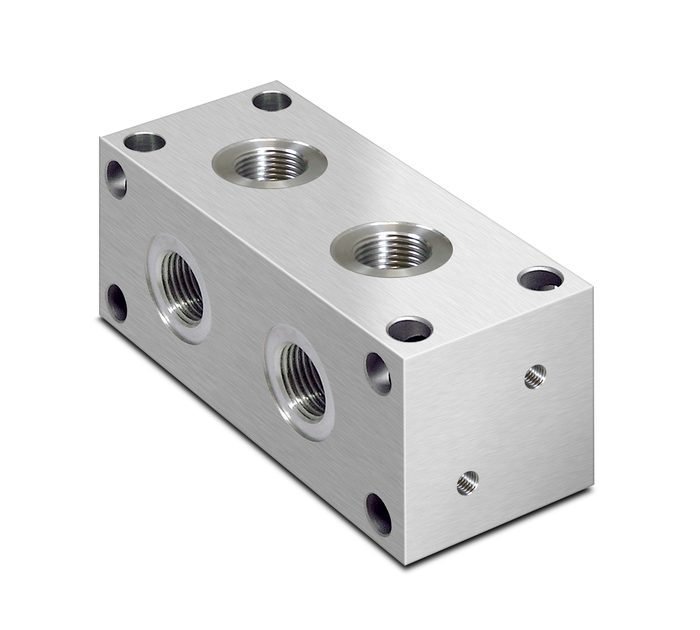 4-Way Bar Air Manifold with 1/4 in. 6-Ball Brass Couplers