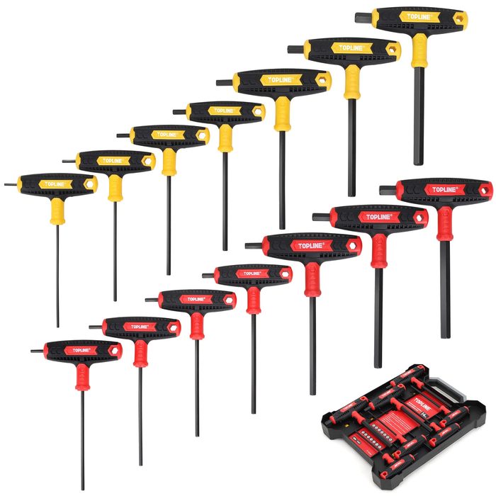 T-Handle Hex Key Allen Wrench Tool Set