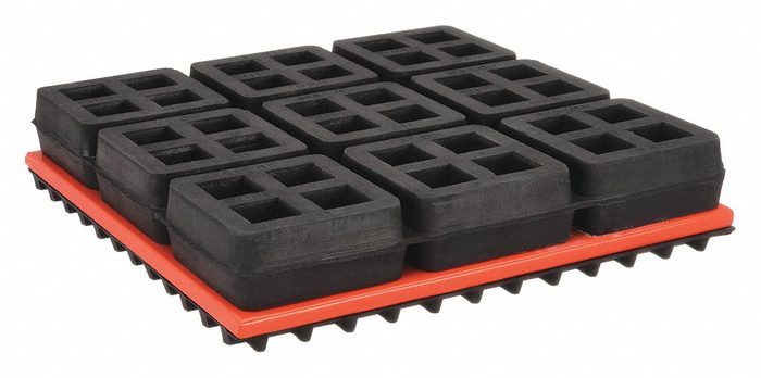 Neoprene and Steel Vibration Isolation Pad