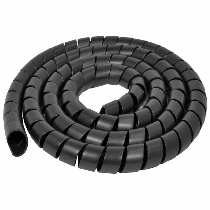Spiral Wrap, 1/2 in Wd, For 3/8 in Max Bundle Dia