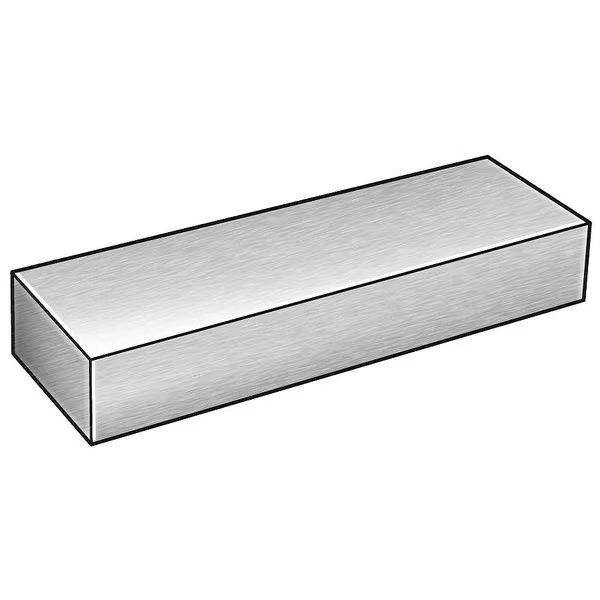 Aluminum Bar Stock, 6061, 1/2 x 12 In, 6 Ft