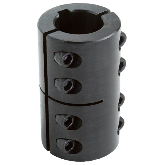 Two Piece Rigid Coupling with Keyway, 5/8 inch Inside x 1-5/16 inch Outside Dia