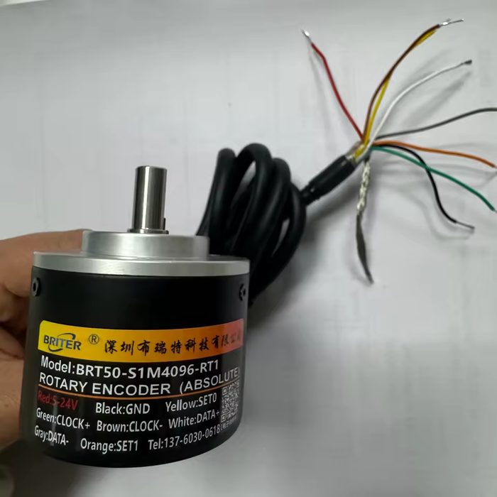 Hall Absolute Encoder 8mm Solid Shaft